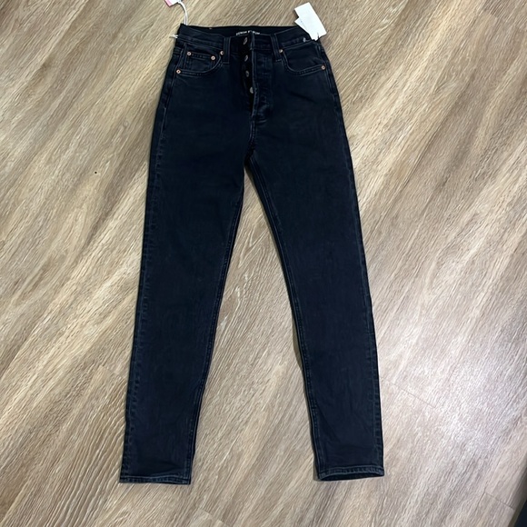 NWT Denim Forum Yoko High Rise Slim 24W 28L - Picture 4 of 5